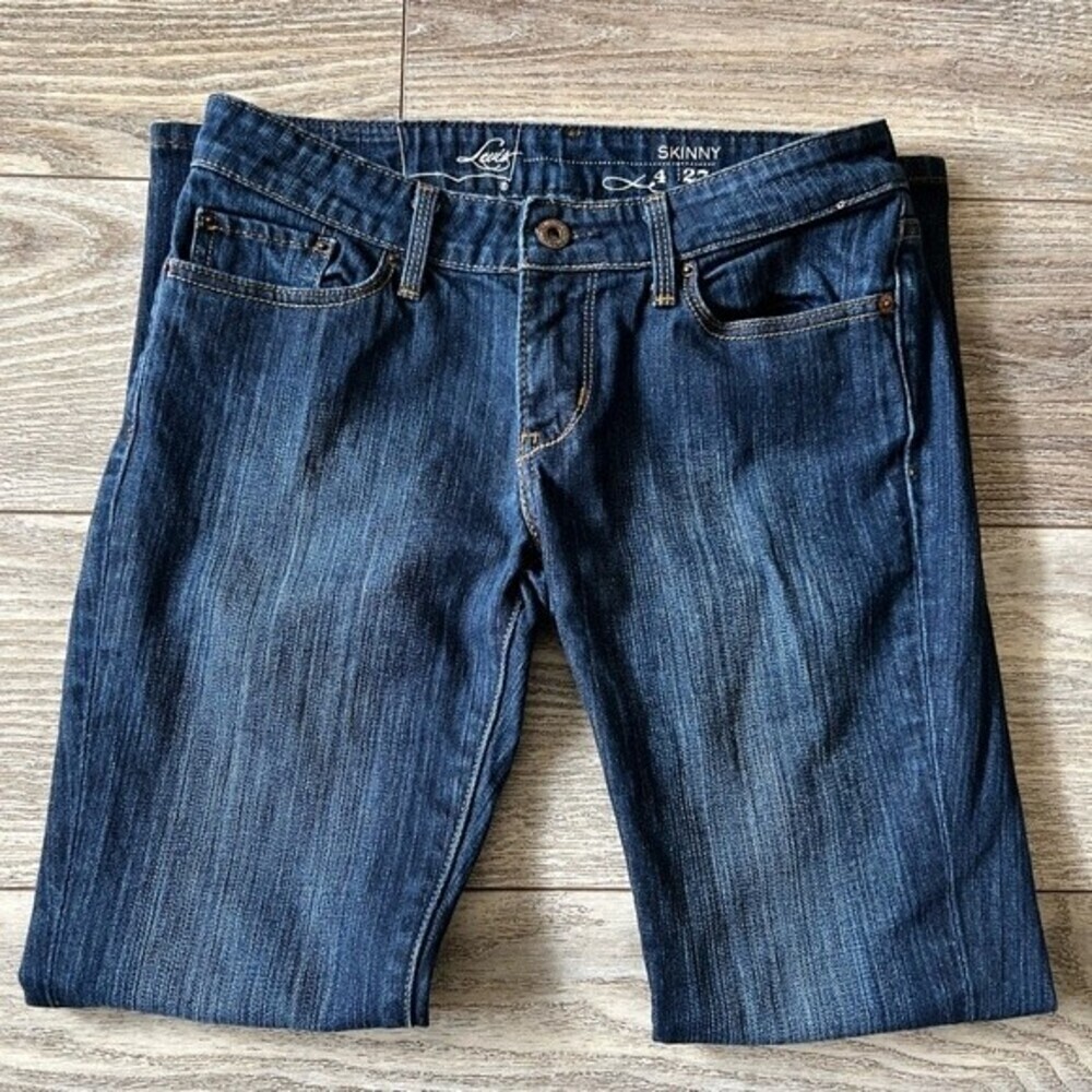 Levi's Eco Blue Skinny Denim Jeans SZ 27